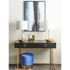 Beliani Poef SOPHIA - Blauw Fluweel 7 Beliani Poef SOPHIA - Blauw Fluweel -Puur Woood Winkel 6185ff90976641f084c1631cbe86a3f1