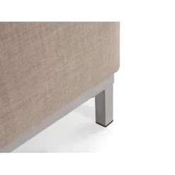 Beliani Ottomaan OSLO - Beige Polyester -Puur Woood Winkel 61b3c0f7e6334d4f879eb81112445fe4