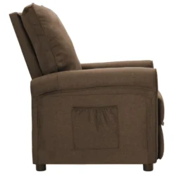 VidaXL Recliner Stof Bruin -Puur Woood Winkel 62bac66fa2c1445080451f8a5ce49e04