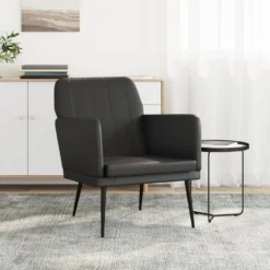 VidaXL Fauteuil 61x78x80 Cm Kunstleer Zwart -Puur Woood Winkel 729e61ad866d4f29a02c6926ebdb18ce