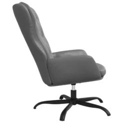 VidaXL Relaxstoel Kunstleer Antracietgrijs -Puur Woood Winkel 777270b6f9b04ba6a491983d35f3ea3d