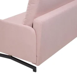 Beliani Tweezitsbank - BELFAST Roze Polyester -Puur Woood Winkel 7b0084ab69954e5c8f04a99e78f9dc18