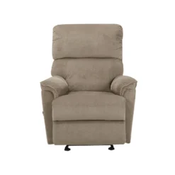 Beliani TV-fauteuil EVERTON - Bruin Polyester -Puur Woood Winkel 7d4f6fb03cf548bc917e4280a135703b