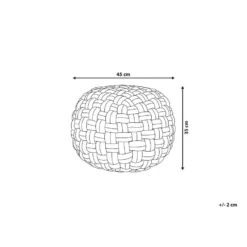 Beliani Poef HOPA - Zwart Fluweel -Puur Woood Winkel 7e32e6dd6b6e4d2dad4701b600194d5b 1