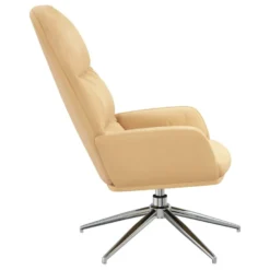 VidaXL Relaxstoel Kunstsuède Crèmewit -Puur Woood Winkel 7e3508cf76e54b1bb9a28ea67440346e