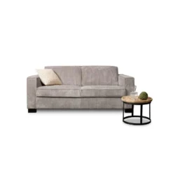 Bank Stuttgart 2-zits - Ribcord - Lichtgrijs -Puur Woood Winkel 81003133 4000