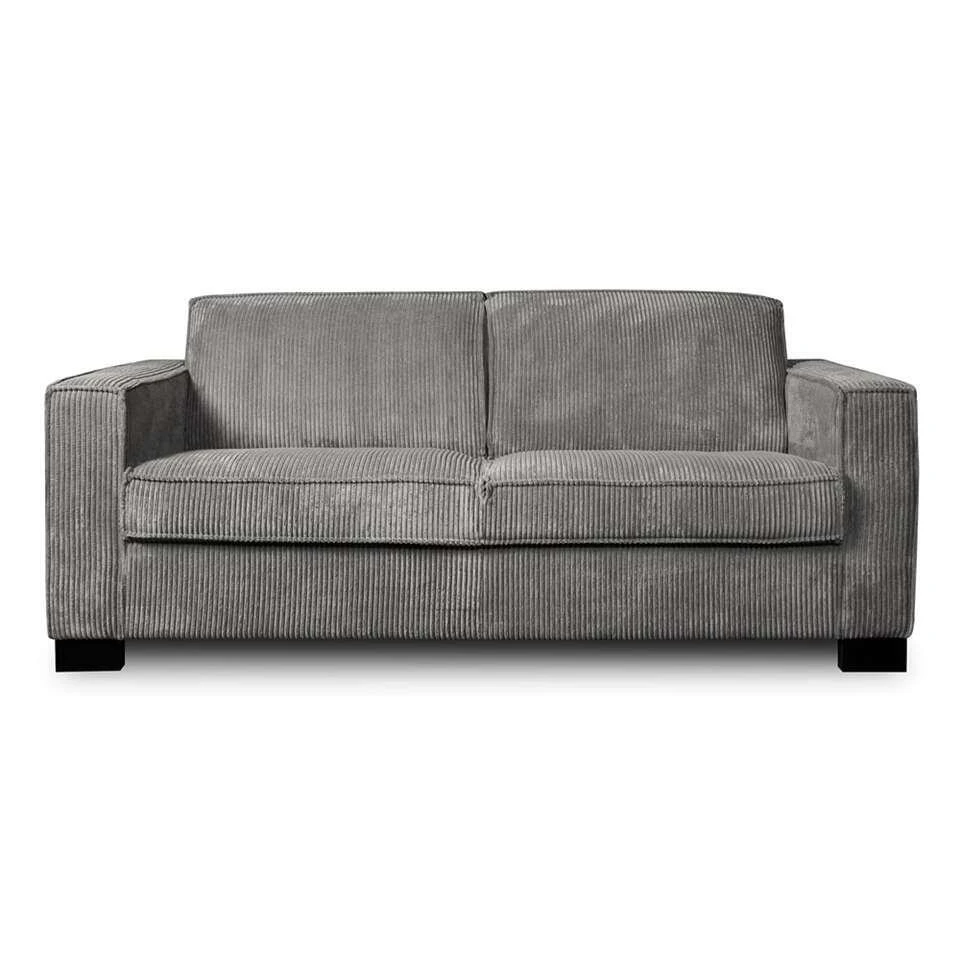 Bank Stuttgart 3-zits - Ribcord - Antraciet 1 Bank Stuttgart 3-zits - Ribcord - Antraciet