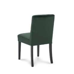 Eetkamerstoel Rosetti - Velvet - Groen (2 Stuks) -Puur Woood Winkel 81019702 0200