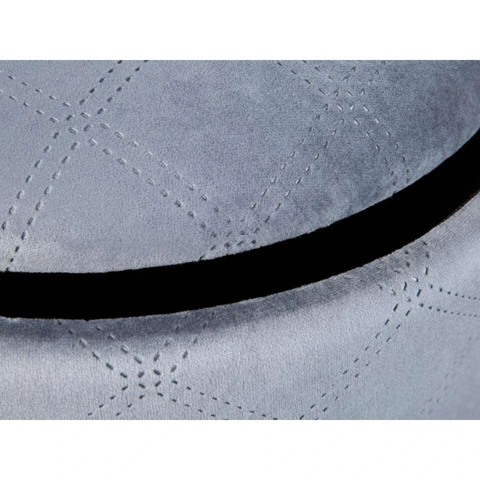 Poef Nevis - Grijs - 38x30x30 Cm 4 Poef Nevis - Grijs - 38x30x30 Cm - Afbeelding 4