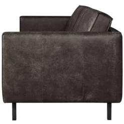 Bank Ferro 3,5-zits - Leer - Zwart -Puur Woood Winkel 81023414 0300