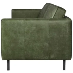 Bank Ferro 3,5-zits - Leer - Olijf -Puur Woood Winkel 81023416 0300