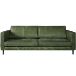 Bank Ferro 3,5-zits - Leer - Olijf