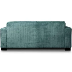 Bank Stuttgart 3-zits - Ribcord - Petrol -Puur Woood Winkel 81023419 0300