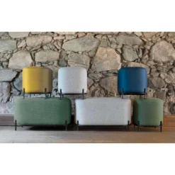 Tenzo Poef Harry - Geel - 46x42x42 Cm 7 Tenzo Poef Harry - Geel - 46x42x42 Cm -Puur Woood Winkel 81023599 0400