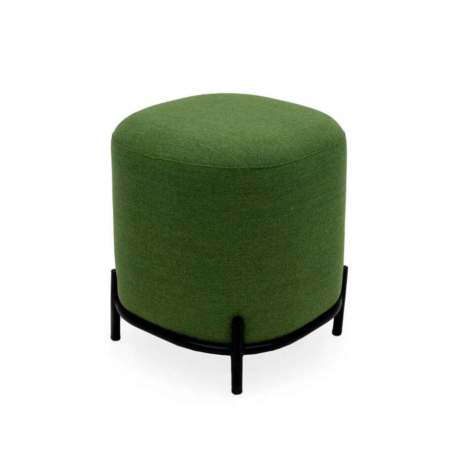 Tenzo Poef Harry - Groen - 46x42x42 Cm 1 Tenzo Poef Harry - Groen - 46x42x42 Cm
