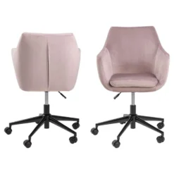 Bureaustoel Uppsala - Roze (1 Stuk)