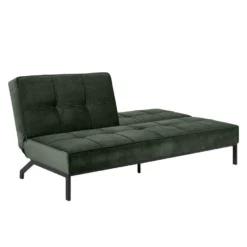 Slaapbank Linz- Velvet Groen -Puur Woood Winkel 81027134 0306