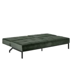 Slaapbank Linz- Velvet Groen -Puur Woood Winkel 81027134 0406