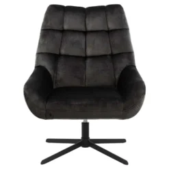 Fauteuil Devin - Stof - Grijsbruin
