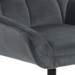 Fauteuil Devin - Stof - Donkergrijs -Puur Woood Winkel 81027693 0400