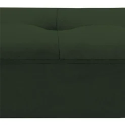 Bankje Gaby - Stof Vic - Groen - 45x95x38 Cm -Puur Woood Winkel 81027706 0500