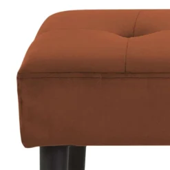 Bankje Gaby - Stof Vic - Koper - 45x95x38 Cm 7 Bankje Gaby - Stof Vic - Koper - 45x95x38 Cm -Puur Woood Winkel 81027708 0500