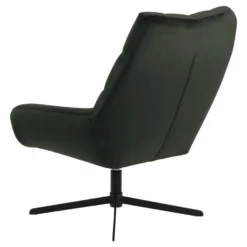 Fauteuil Devin - Stof - Donkergroen -Puur Woood Winkel 81027721 0300