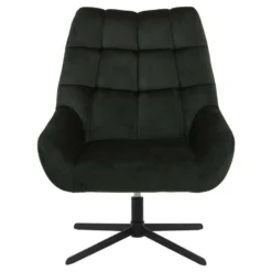 Fauteuil Devin - Stof - Donkergroen