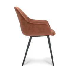 Eetkamerstoel Cody - Velvet Adore - Copper (2 Stuks) -Puur Woood Winkel 81029261 0400