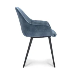 Eetkamerstoel Cody - Velvet Adore - Petrol (2 Stuks) -Puur Woood Winkel 81029263 0400