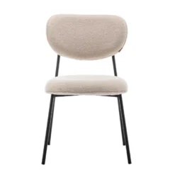 Furnihaus Eetkamerstoel Amalia Teddy Beige Set Van 2 -Puur Woood Winkel 8125445fbff149a6b1ab710babc3ffb8