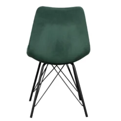 Giga Meubel Eetkamerstoel Set Van 2 - Velvet Groen - Zithoogte 48cm -Puur Woood Winkel 81b2f86202324b858efaaefe35475d4a