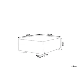 Beliani Ottomaan LUNGO - Zwart Leer -Puur Woood Winkel 8b1e505f3524461f9e145de835871166