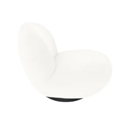 Giga Meubel Draaifauteuil Teddy Wit - Zithoogte 44cm - Fauteuil Swivel -Puur Woood Winkel 90acd9ce49a841b2ab54f455320961a5