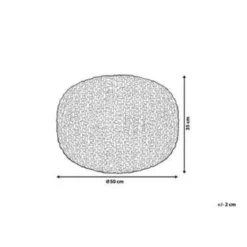 Beliani Poef CONRAD - Grijs Katoen 7 Beliani Poef CONRAD - Grijs Katoen -Puur Woood Winkel 9a389fdcc2234958befb0ab3ec5b4099 1