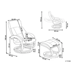 Beliani Massagestoel FORCE - Beige Kunstleer 6 Beliani Massagestoel FORCE - Beige Kunstleer -Puur Woood Winkel 9b6345c929504169a367f7b6e2f439be