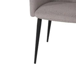 Giga Meubel Eetkamerstoel Beige - Boucle - 37x57x82cm - Ellis -Puur Woood Winkel 9bfe975f6cd942cdaf99804ac929b733