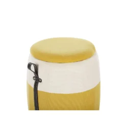 Beliani Poef RUBY - Geel Corduroy -Puur Woood Winkel a0a09fa9c4e34d08aaff6c03c02836a6