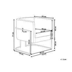 Beliani Fauteuil SIRKKA - Grijs Fluweel -Puur Woood Winkel aa9eb4f1930e4ef6a36f79274a1b5615 1
