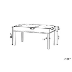 Beliani Hocker YORKTON - Groen Fluweel -Puur Woood Winkel ab15410e21714eb9800bd8edd5790f62