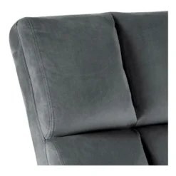 Sohome Fauteuil Wendolyn - Velvet - Donkergrijs -Puur Woood Winkel ab618263706d43fdb937f0422441607c