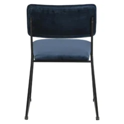 Sohome Eetkamerstoel - Set Van 2 - Denis - Velvet - Navy Blue -Puur Woood Winkel ab6c61d9647c4c069311e84353f3169a