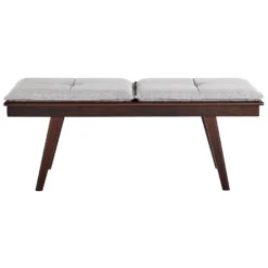 Beliani Bedbank EXTON - Donkere Houtkleur Mdf -Puur Woood Winkel ae5a77f146e24a55b5572c473f0591ba