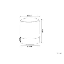 Beliani Poef BRIGITTE - Zwart Fluweel -Puur Woood Winkel b47aaf8d6c524e59a41cecd17239c61f