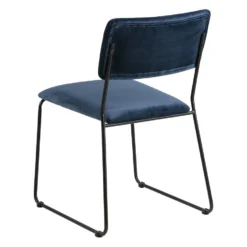 Sohome Eetkamerstoel - Set Van 2 - Denis - Velvet - Navy Blue -Puur Woood Winkel bb49b74e98c74481b886a172f17ca8b1