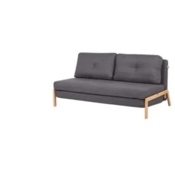 Beliani Tweezitsbank - EDLAND Grijs Polyester -Puur Woood Winkel be37a9dbfc064b91846957babb8fe82c