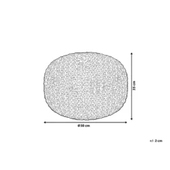 Beliani Poef PRIENE - Zwart Katoen -Puur Woood Winkel bec1c242ee08450c861a93f9d14a1e38 2