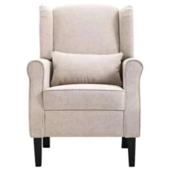 VidaXL Fauteuil Stof Beige -Puur Woood Winkel c12c1596fa1f4e4c89d72982f2f97634