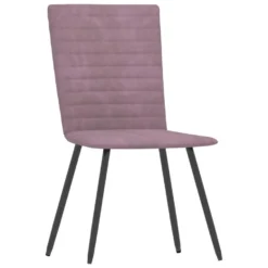 VidaXL Eetkamerstoelen 2 St Fluweel Roze -Puur Woood Winkel c1634feed46a48568edbbd1024635d3e