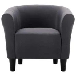 VidaXL Fauteuil Stof Zwart -Puur Woood Winkel c1a0bd90a885431580c6535dcabfd85a